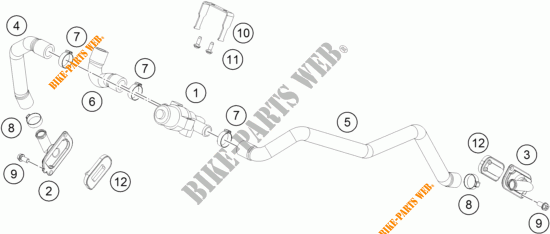 SECUNDAIR LUCHTSYSTEEM voor KTM 1290 SUPER ADVENTURE WHITE ABS 2016