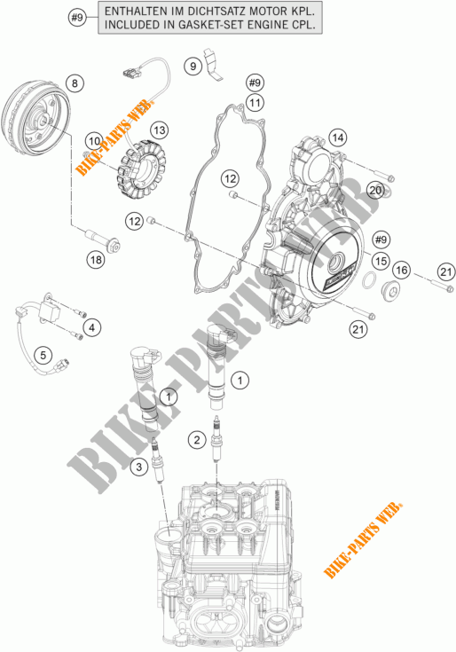 DYNAMO voor KTM 1190 ADVENTURE R ABS 2016
