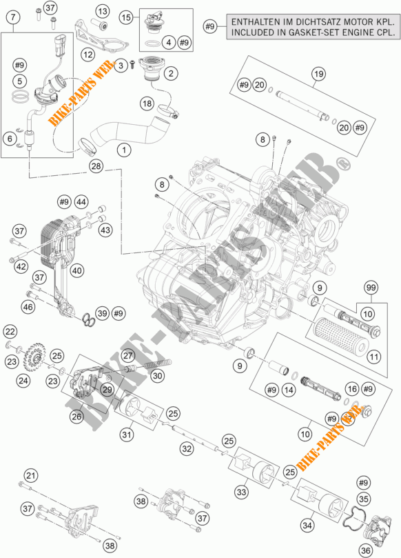 OLIEPOMP voor KTM 1190 ADVENTURE R ABS 2016