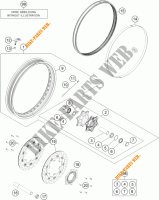 VOORWIEL voor KTM 1190 ADVENTURE R ABS 2015