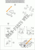 GASKLEP HUIS voor KTM 1190 ADVENTURE R ABS 2014