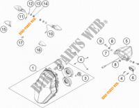 KOPLAMP / ACHTERLICHT voor KTM 1190 ADVENTURE R ABS 2014