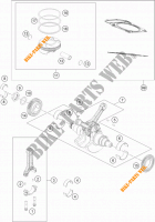 KRUKAS / ZUIGER voor KTM 1190 ADVENTURE R ABS 2014