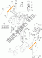 TANK / ZADEL voor KTM 1190 ADVENTURE R ABS 2014