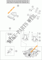 GASKLEP HUIS voor KTM 1190 ADVENTURE R ABS 2014