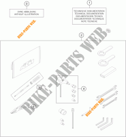 GEREEDSCHAPSET / HANDBOEK / OPTIES voor KTM 1190 ADVENTURE R ABS 2014