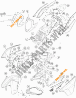 PLASTIC voor KTM 1190 ADVENTURE R ABS 2014