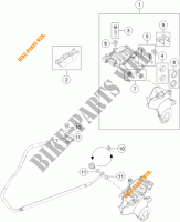 REMKLAUW ACHTER voor KTM 1190 ADVENTURE R ABS 2014