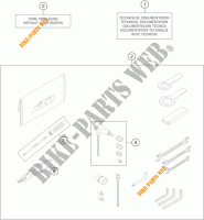 GEREEDSCHAPSET / HANDBOEK / OPTIES voor KTM 1190 ADVENTURE R ABS 2013
