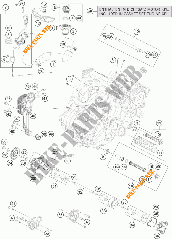 OLIEPOMP voor KTM 1190 ADVENTURE R ABS 2013