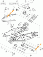 ACHTERBRUG voor KTM 1190 ADVENTURE ABS GREY 2016