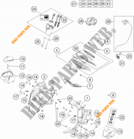 CONTACTSCHAKELAAR voor KTM 1190 ADVENTURE ABS GREY 2016