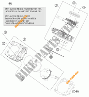 CILINDER voor KTM 1190 RC8 R WHITE 2011