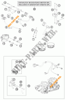GASKLEP HUIS voor KTM 1190 RC8 R WHITE 2011