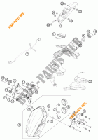KOPLAMP / ACHTERLICHT voor KTM 1190 RC8 R WHITE 2011