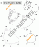 KOPPELINGS DEKSEL voor KTM 1190 RC8 R BLACK 2011