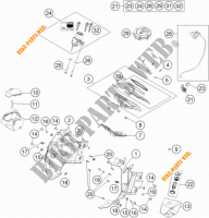 CONTACTSCHAKELAAR voor KTM 1190 ADVENTURE ABS GREY 2015
