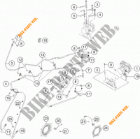 REMSYSTEEM ABS voor KTM 1190 ADVENTURE ABS GREY WES. 2015