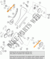 DISTRIBUTIERIEM voor KTM 1190 ADVENTURE ABS ORANGE 2015