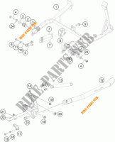 STANDAARD voor KTM 1190 ADVENTURE ABS ORANGE 2015