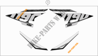 STICKERS voor KTM 1190 ADVENTURE ABS GREY 2015
