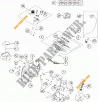 CONTACTSCHAKELAAR voor KTM 1190 ADVENTURE ABS ORANGE 2014