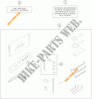 GEREEDSCHAPSET / HANDBOEK / OPTIES voor KTM 1190 ADVENTURE ABS ORANGE 2014