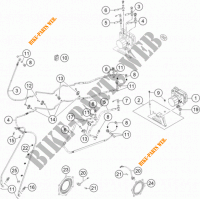 REMSYSTEEM ABS voor KTM 1190 ADVENTURE ABS ORANGE 2014