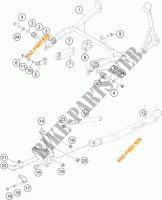 STANDAARD voor KTM 1190 ADVENTURE ABS ORANGE 2014