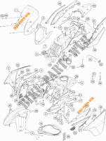 PLASTIC voor KTM 1190 ADVENTURE ABS ORANGE 2014