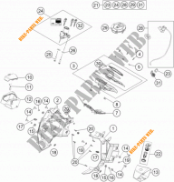 CONTACTSCHAKELAAR voor KTM 1190 ADVENTURE ABS GREY 2014