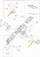 KRUKAS / ZUIGER voor KTM 1190 ADVENTURE ABS GREY 2014