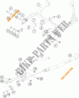 STANDAARD voor KTM 1190 ADVENTURE ABS GREY 2014