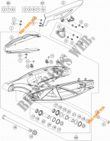 ACHTERBRUG voor KTM 1190 ADVENTURE ABS GREY WES. 2014
