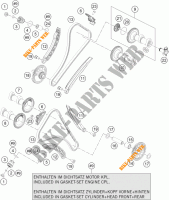 DISTRIBUTIERIEM voor KTM 1190 ADVENTURE ABS ORANGE 2014