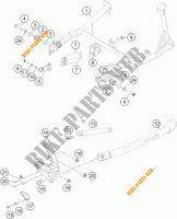 STANDAARD voor KTM 1190 ADVENTURE ABS ORANGE 2014