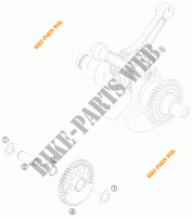 BALANSAS voor KTM 1190 RC8 R LIMITED EDITION AKRAPOVIC 2010