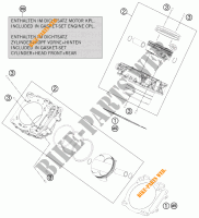 CILINDER voor KTM 1190 RC8 R LIMITED EDITION AKRAPOVIC 2010