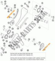 DISTRIBUTIERIEM voor KTM 1190 RC8 R LIMITED EDITION AKRAPOVIC 2010