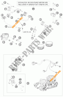 GASKLEP HUIS voor KTM 1190 RC8 R LIMITED EDITION AKRAPOVIC 2010