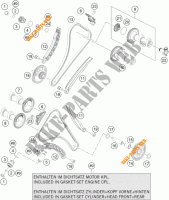 DISTRIBUTIERIEM voor KTM 1190 ADVENTURE ABS ORANGE WES. 2013