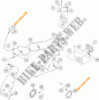 REMSYSTEEM ABS voor KTM 1190 ADVENTURE ABS ORANGE WES. 2013