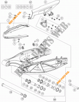ACHTERBRUG voor KTM 1190 ADVENTURE ABS GREY WES. 2013