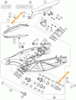 ACHTERBRUG voor KTM 1050 ADVENTURE ABS 2016