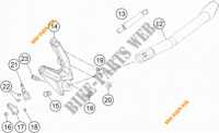 STANDAARD voor KTM 1050 ADVENTURE ABS 2015