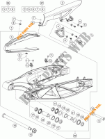 ACHTERBRUG voor KTM 1050 ADVENTURE ABS 2015