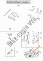GASKLEP HUIS voor KTM 1050 ADVENTURE ABS 2015
