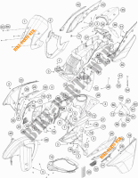 PLASTIC voor KTM 1050 ADVENTURE ABS 2015