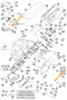 TANK / ZADEL voor KTM 990 ADVENTURE S 2006