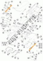 TANK / ZADEL voor KTM 990 ADVENTURE R 2012